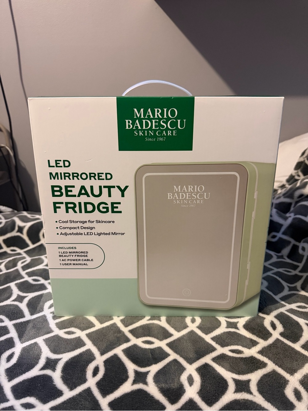 Mario Badescu LED mirror beauty fridge
